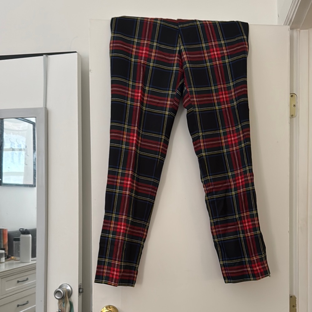 Brooks Brothers Wool Plaid Tuxedo Pants